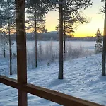 Lomamökit Ruska 2, Ylläs, äkäslompolo, Lapland - Log With Lake&fell Scenery Äkäslompolo