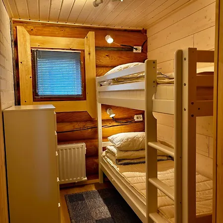 Ruska 2, Yllaes, Aekaeslompolo, Lapland - Log With And Fell Scenery